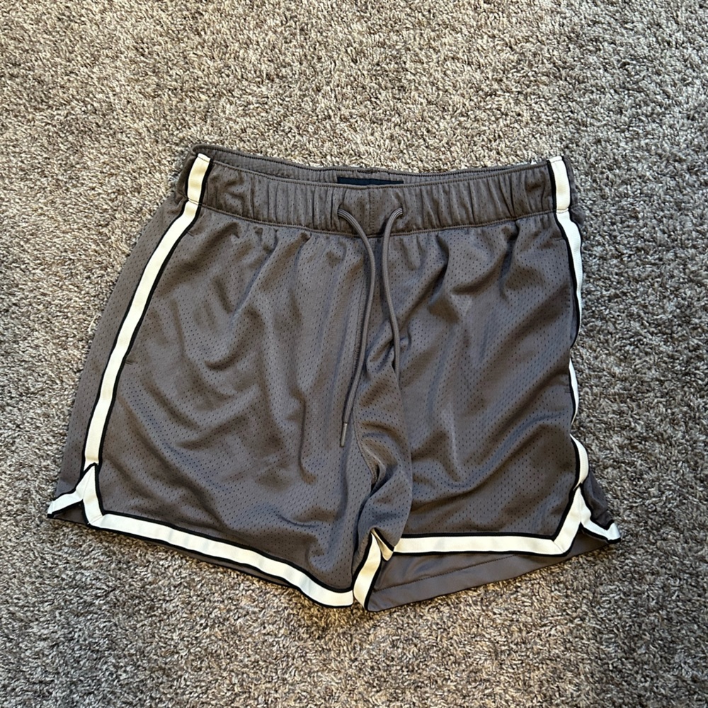 Gray Abercrombie & Fitch Shorts